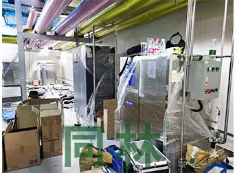 某疫苗生產(chǎn)企業(yè)臭氧發(fā)生器施工現(xiàn)場(chǎng)