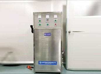 制藥廠容器清洗-高濃度臭氧水機現(xiàn)場安裝