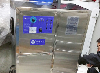 清華大學(xué)臭氧污水處理現(xiàn)場